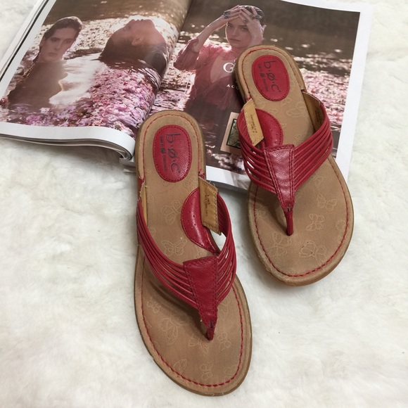 born red sandals